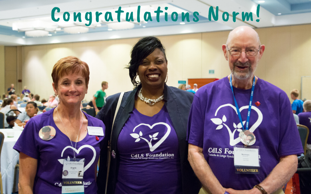 The CdLS Foundation Longtime Volunteer Receives Rare Impact Award from NORD!