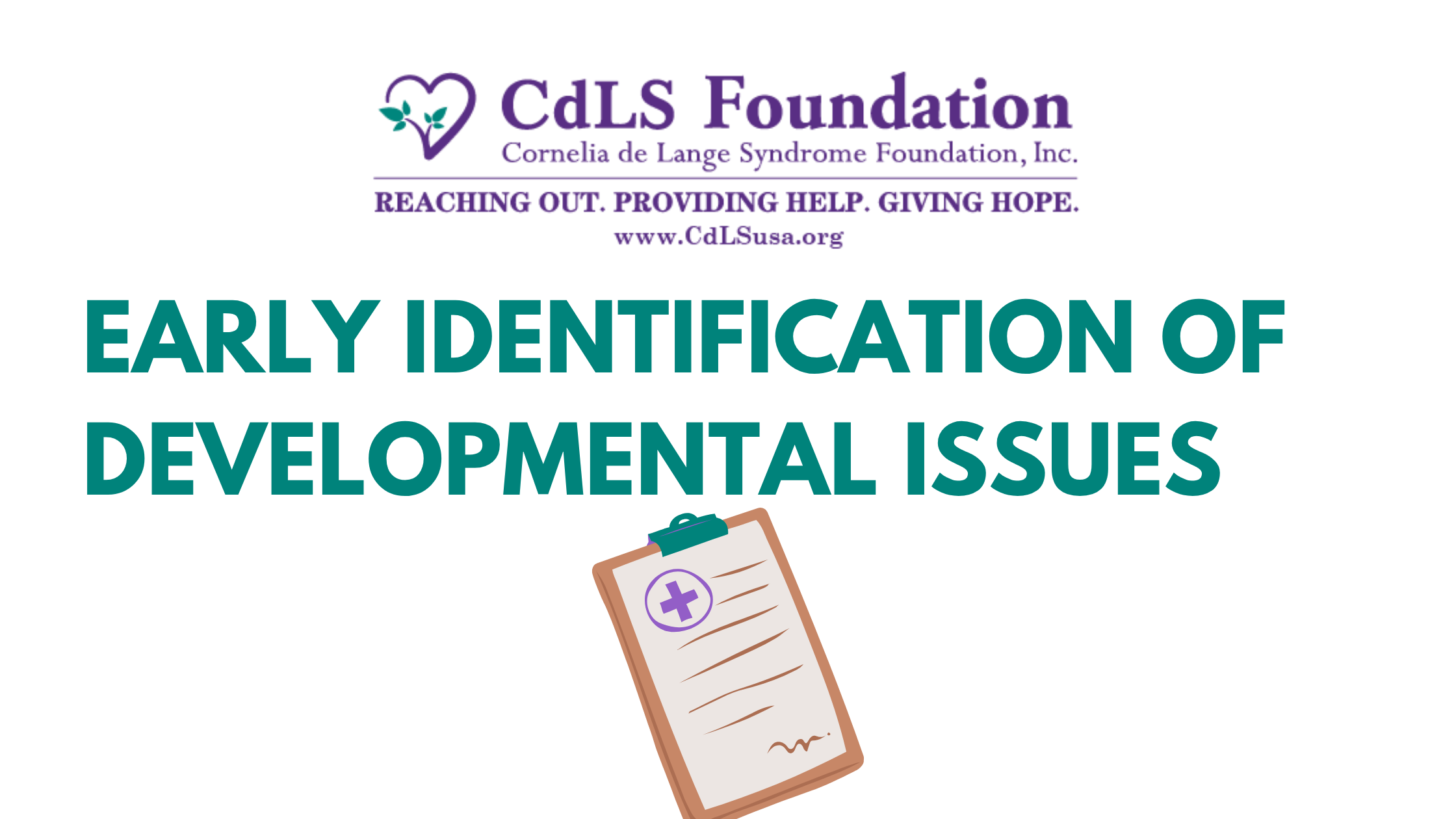 Early Identification of Developmental Issues | CdLS Foundation